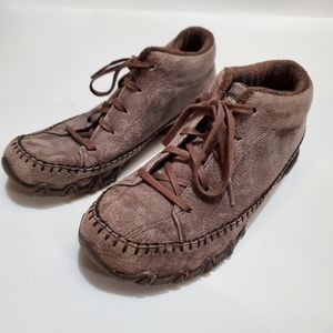 Skechers Bikers Totem Pole Chocolate Boots 49013 Size 6.5